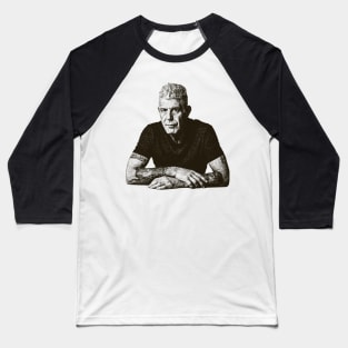 Anthony Bourdain Baseball T-Shirt